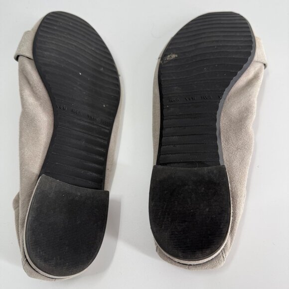 Kennel & Schmenger Gray Suede Womens Loafers With Rhinestone Buckle - Picture 9 of 10